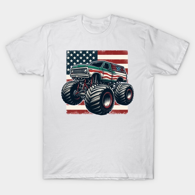 Monster Truck T-Shirt by Vehicles-Art